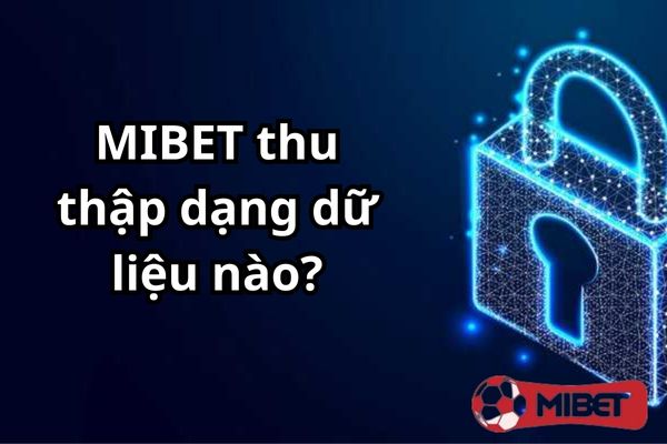 MIBET sẽ chỉ thu thập một số dạng dữ liệu nhất định